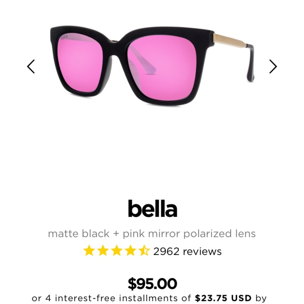 DIFF Bella sunglasses. Only worn twice!